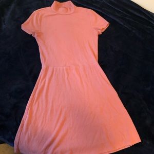 Forever21 Mock-Neck Skater Dress